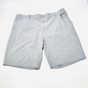 Straight Down shorts performance golf shorts hybrid stretchy gray men size 40